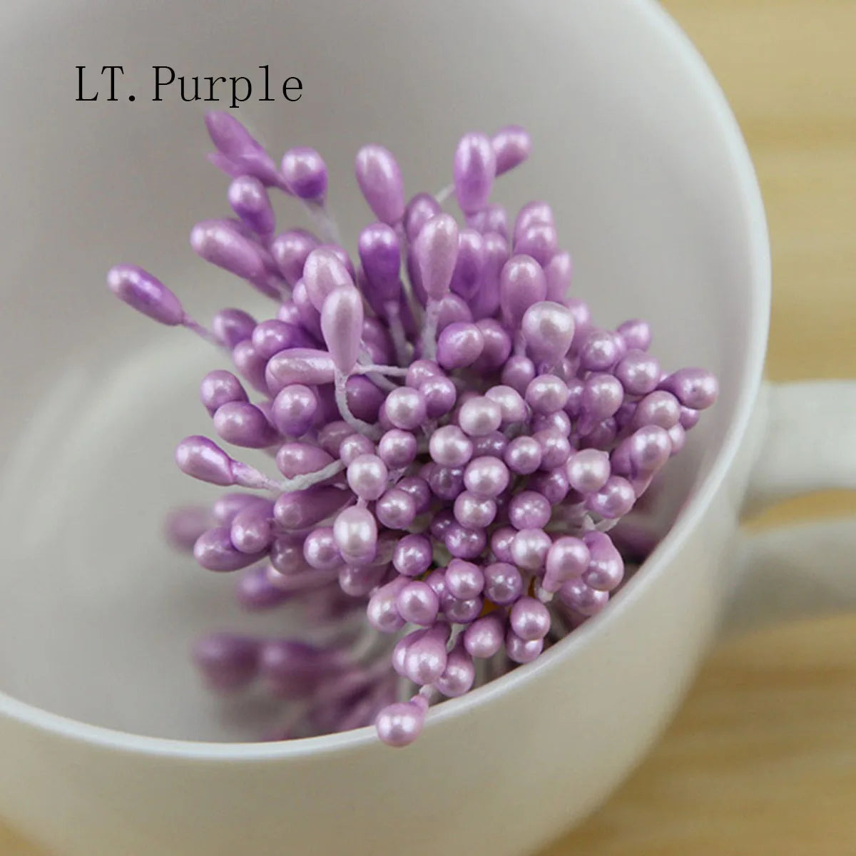 120-150 Pcs 55mm (2.17 in) Artificial Flower Stamens - Multicolor Double-Head DIY Wedding & Scrapbook Decorations