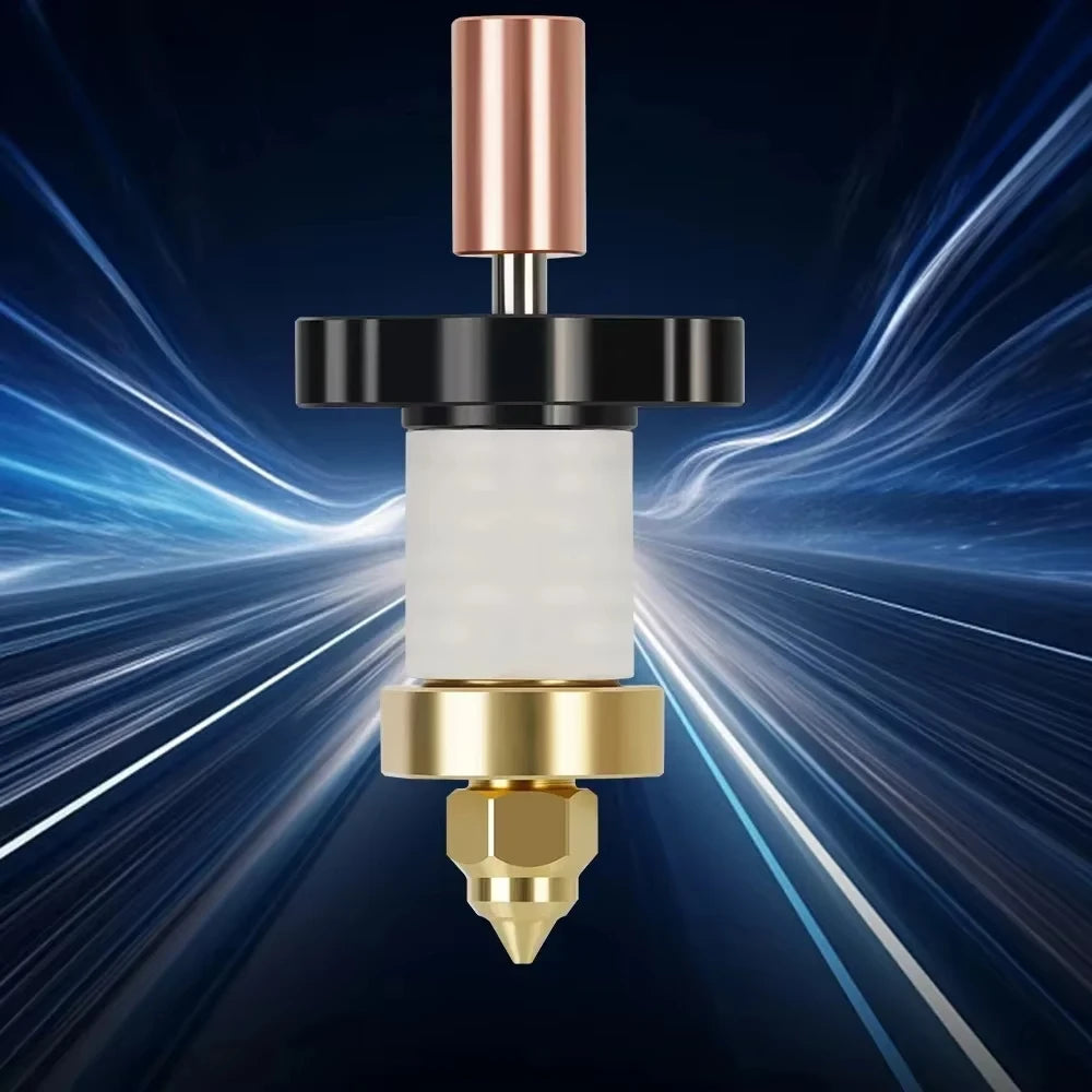 Hotend Nozzle Extruder Replacement Kit with Ceramic Heating Block 300°C (572°F) for 3D Printers