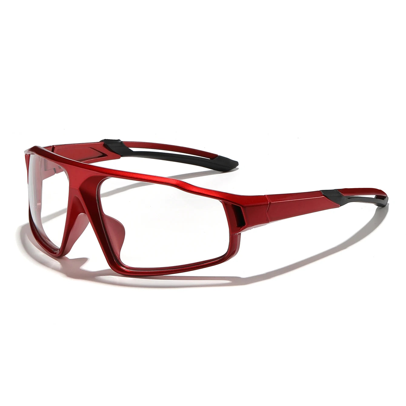 Unisex Photochromic Road Bike Sunglasses - Polycarbonate Lenses, 142 mm (5.6 in) W x 58 mm (2.3 in) H