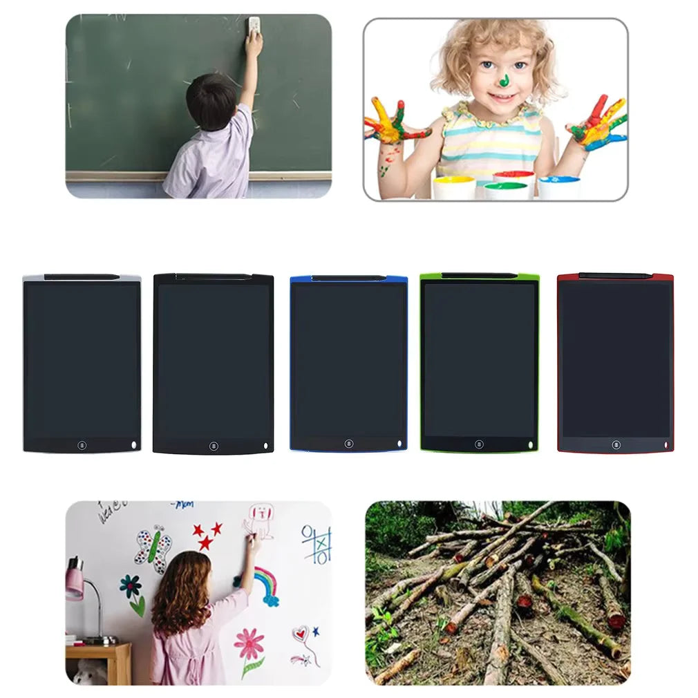 Rechargeable LCD Drawing Tablet for Kids - Erasable Writing & Drawing Board with Stylus, Portable Travel Educational Toy Gift for Boys & Girls