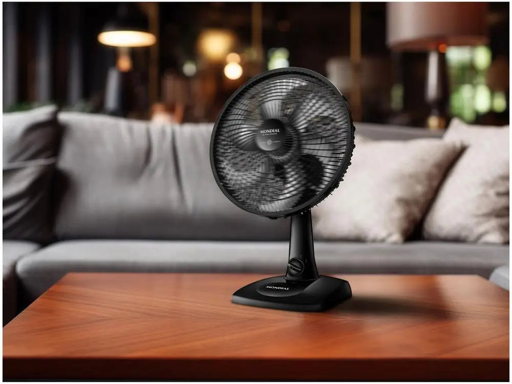 30 cm (12 in) Table Fan — 6-Blade 3-Speed 60W Quiet Desktop Fan 220V
