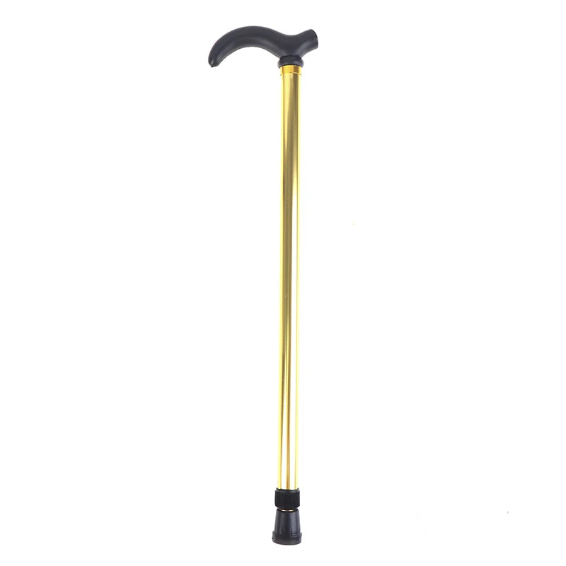 Adjustable Telescopic Aluminum Walking Cane T-Handle 75–90 cm (29.5–35.4 in) Anti-Skid Rubber Tip