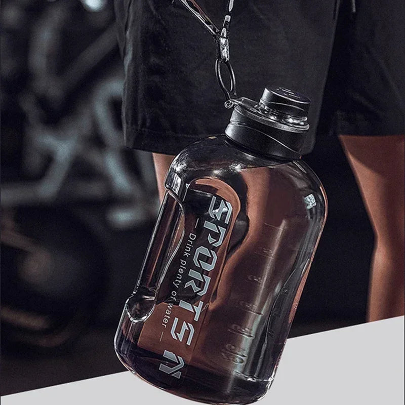 Portable Large Capacity Sports Water Bottle 1.7L (57.5 fl oz) / 2.7L (91.3 fl oz) — Gym, Cycling & Camping