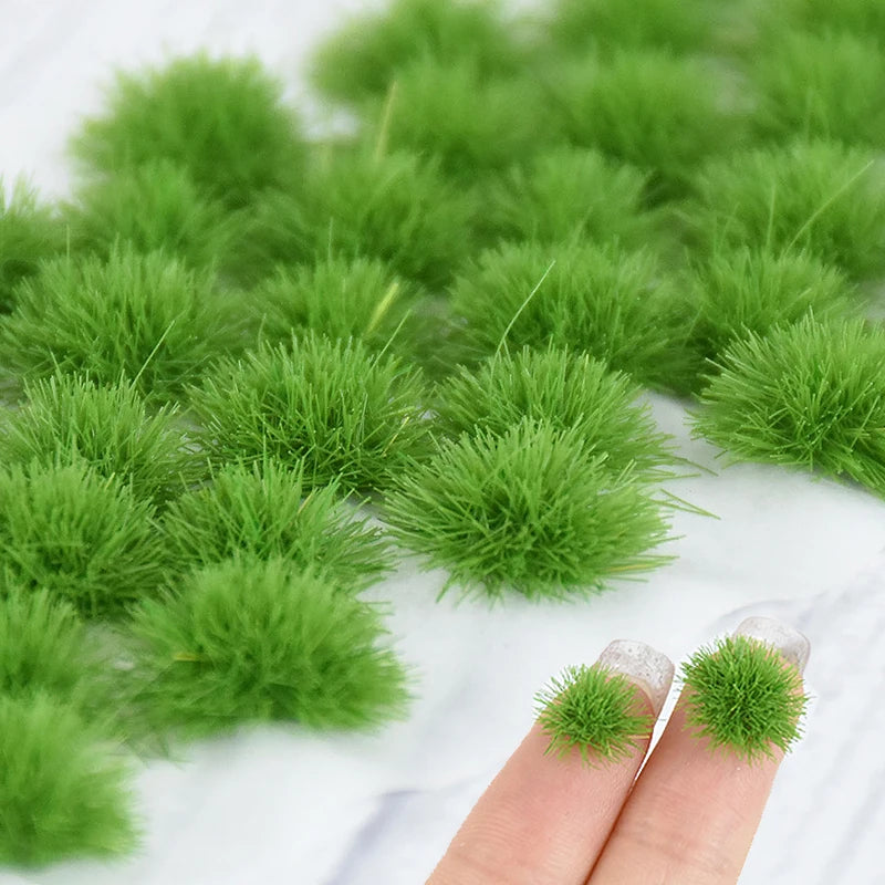 39-Piece Artificial Moss Green - Preserved Faux Moss for Home Wall Decor, Garden DIY & Mini Accessories