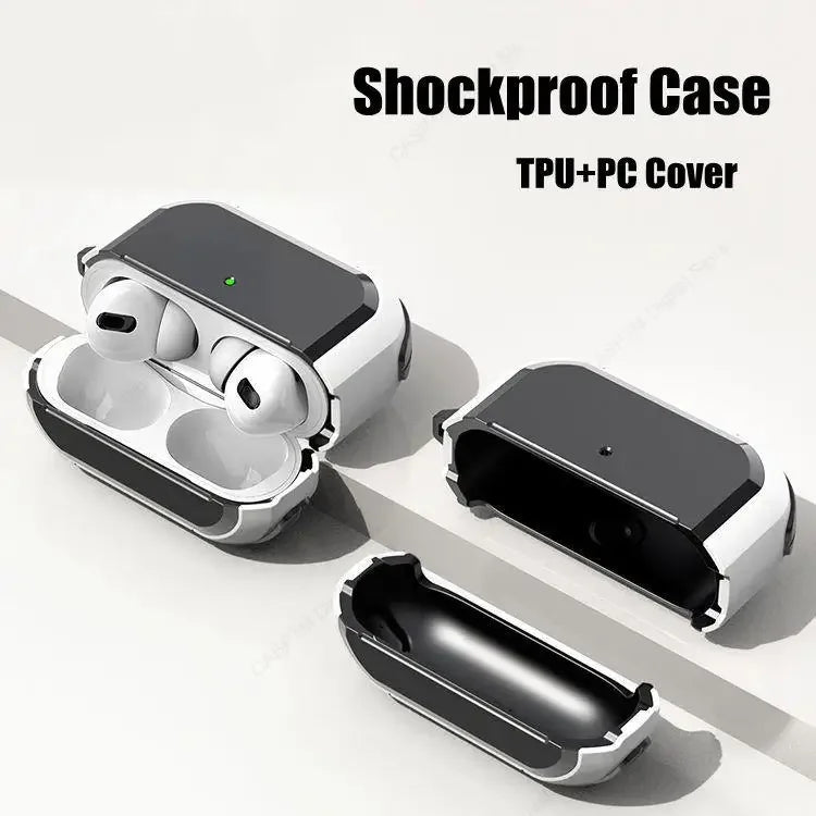 Silicone Protective Case for AirPods Pro - USB-C Charging Port Access, Glow Luminous Anti-Lost Earbud Cover