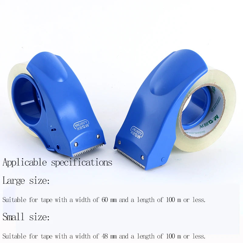 Manual Tape Dispenser for Wide Rolls 60/48 mm (2.36/1.89 in) - Packaging Tape Cutter & Holder