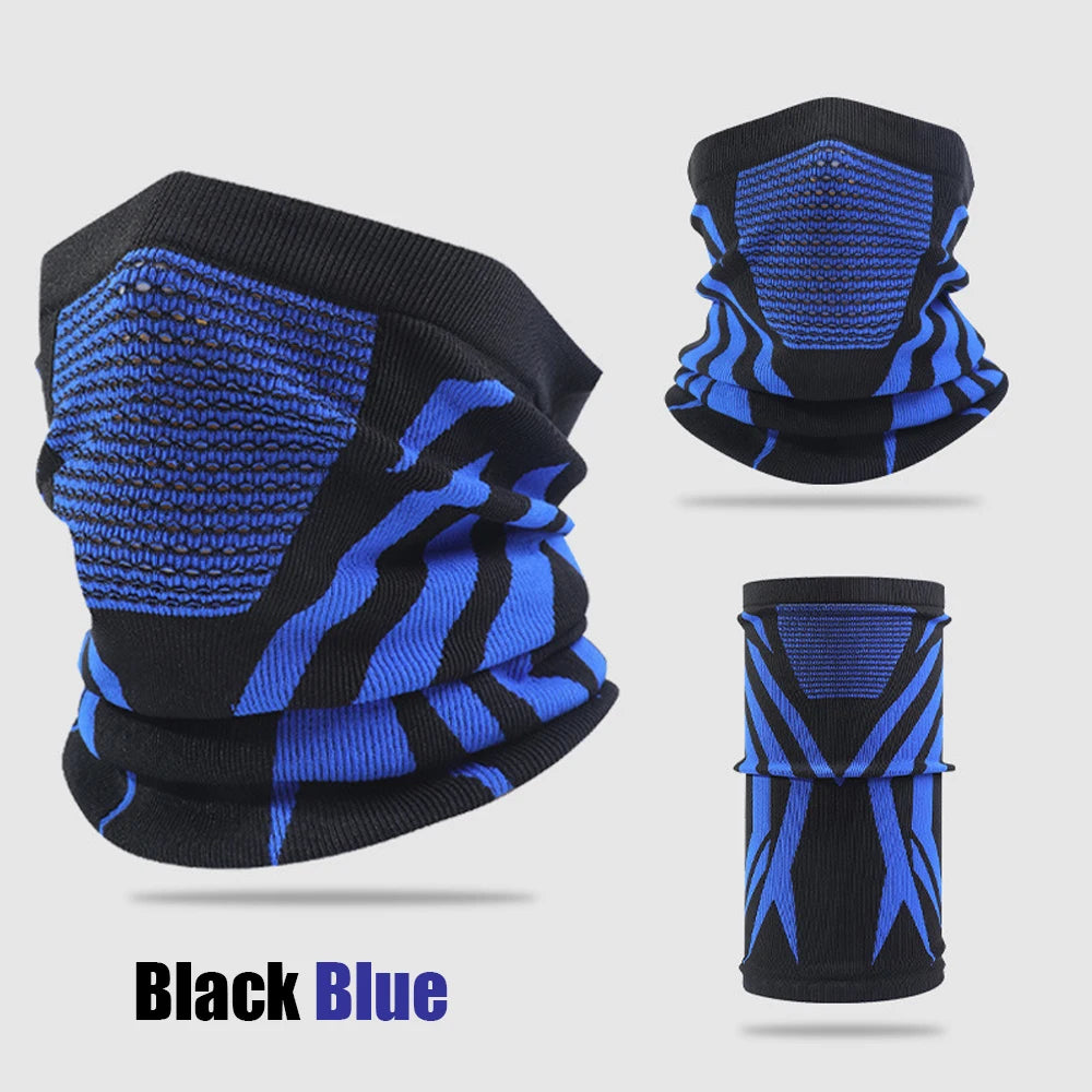 Winter Thermal Neck Gaiter Balaclava – Breathable Elastic Face Mask for Skiing, Cycling, Running & Motorcycling (Unisex)