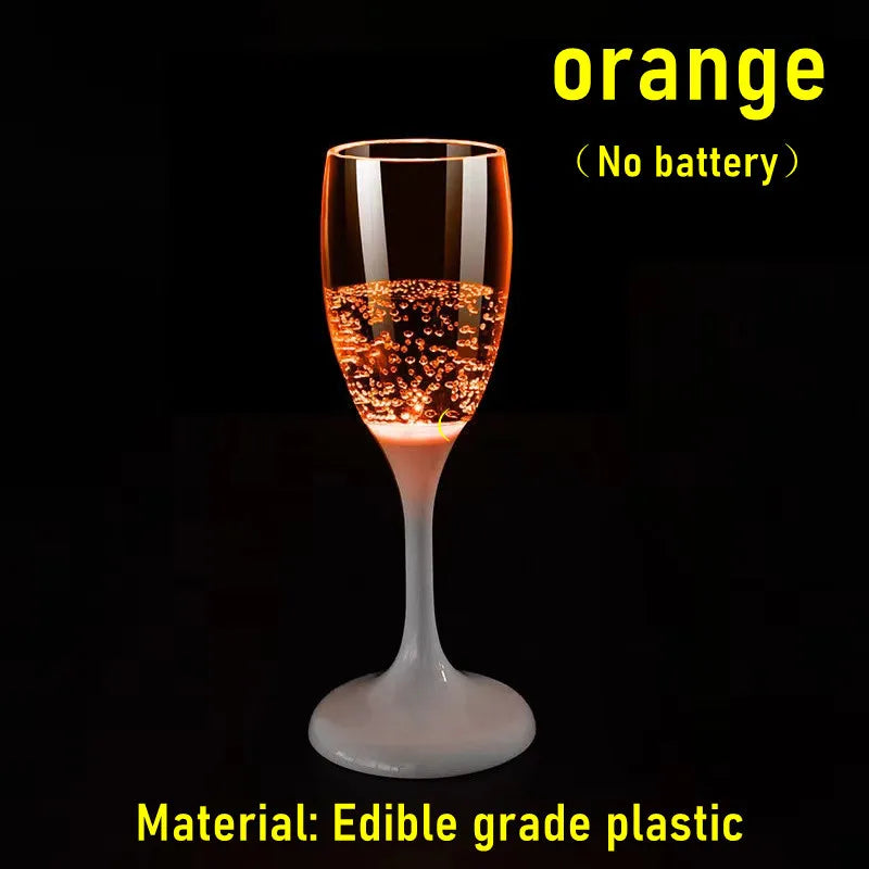 6-Pack LED Light-Up Cups — Multicolor Flashing Wine, Beer & Whiskey Glasses for Parties