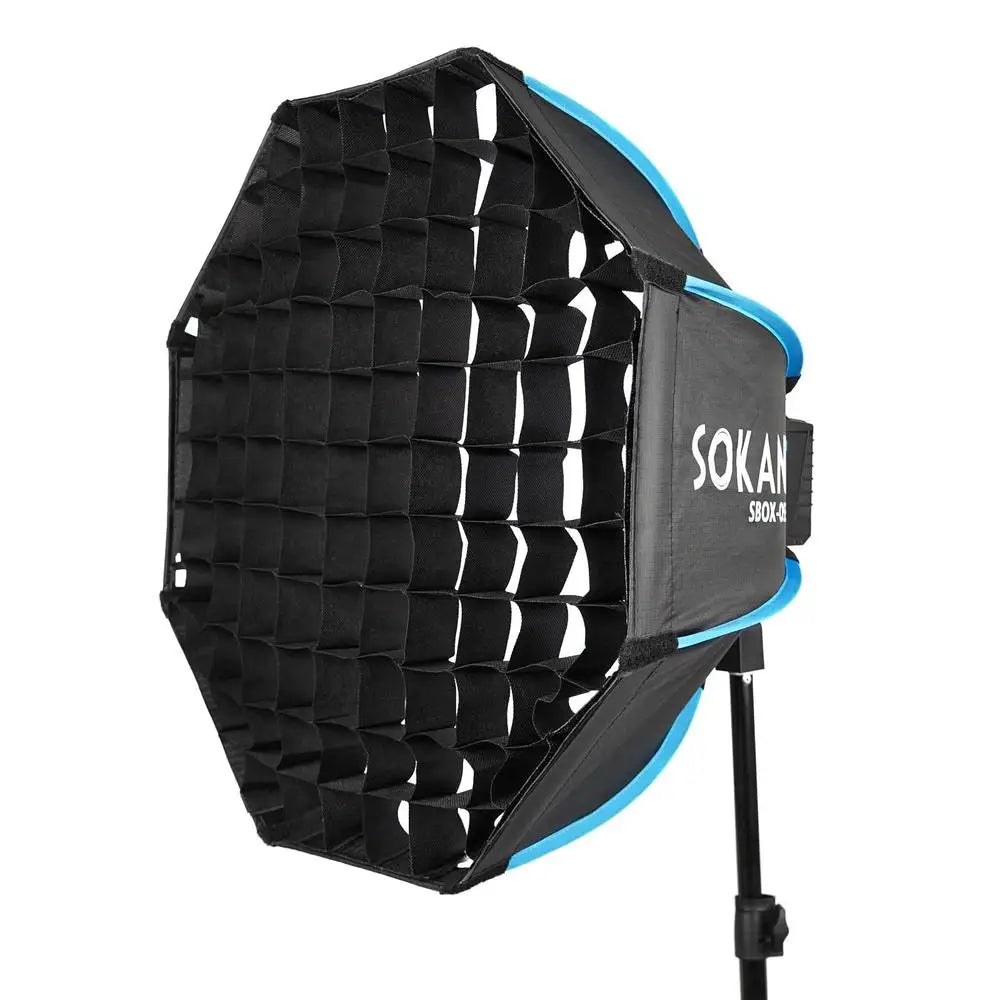 55cm (21.7 in) Octagon Softbox Bowens Mount — 8-Rib Deep Softbox for LED Video Lights