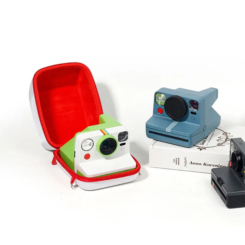 Universal Instant Camera Case EVA Shockproof Carrying Bag for Polaroid Go OneStep Now 7.01 x 5.51 x 3.94 in (17.8 x 14 x 10 cm)