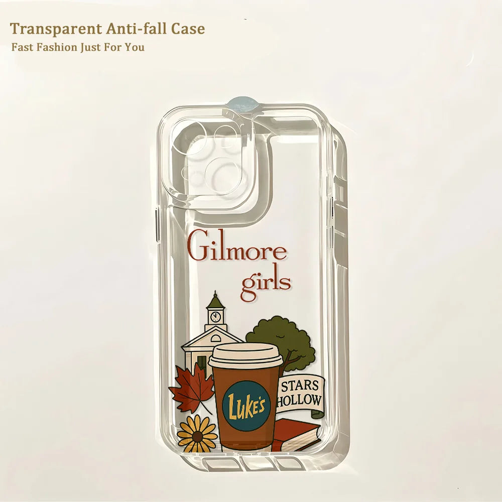 Transparent Soft TPU Phone Case – Clear Shockproof Anti-Scratch Back Cover for iPhone (Fits Most Models)