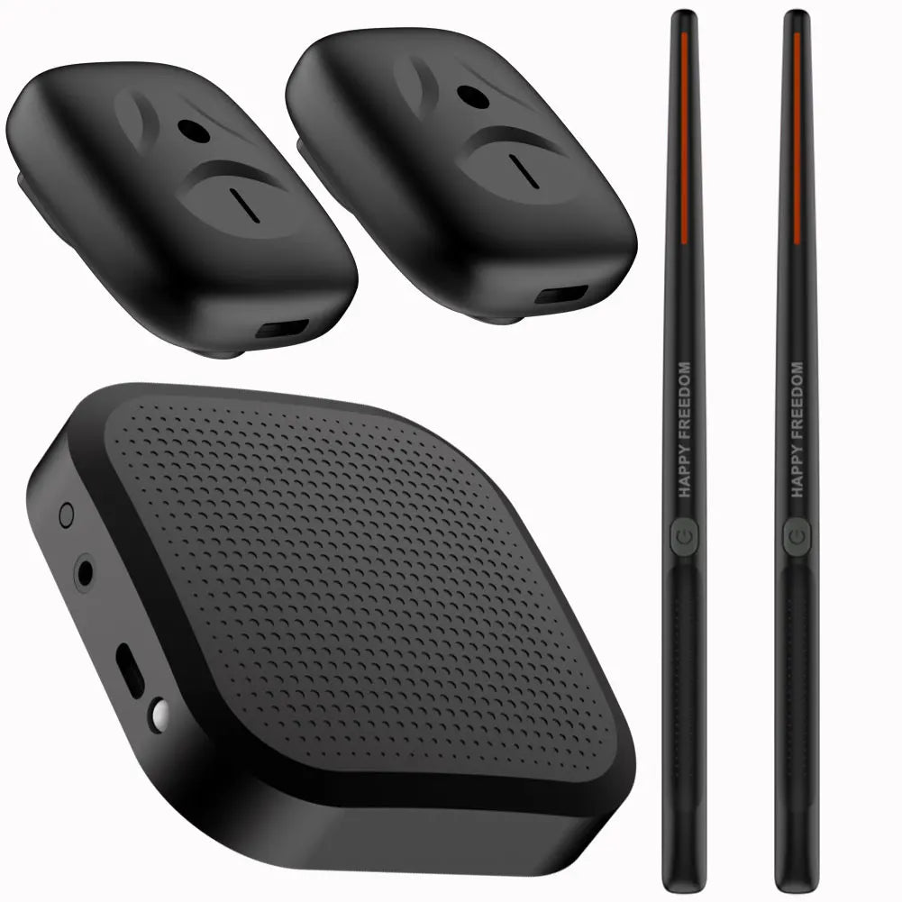 Smart air drumsticks and pedals virtual drum set, view 8