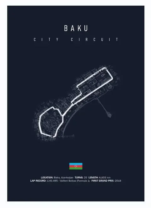 F1 Track Canvas Print – Imola & Monaco Circuit Wall Art, Formula 1 Motorsport Poster, Unframed Nordic Racing Decor for Home