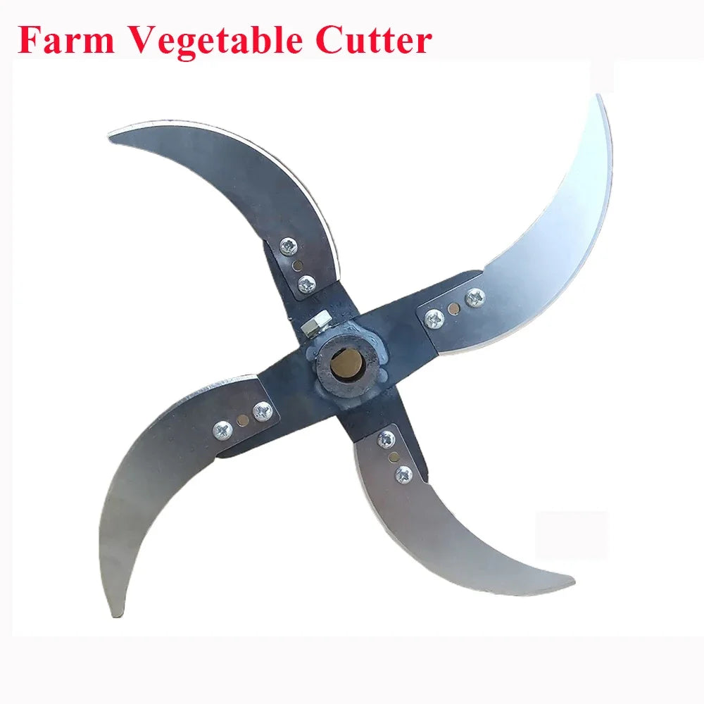 Replacement Farming Chopper Blade 8.5 cm (3.35 in) Stainless Steel Alloy — 8mm/12mm Fit for Vegetable & Fruit Cutters