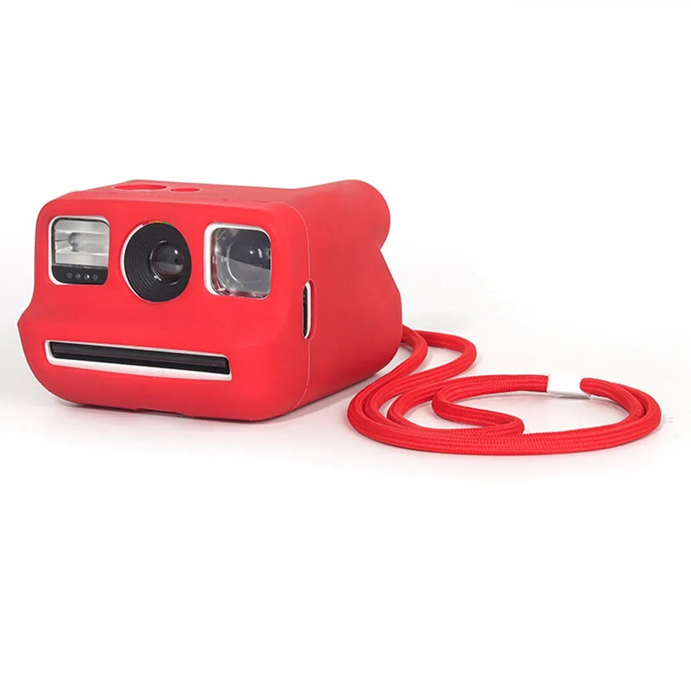 Silicone Case with Lanyard for Polarized Go Gen 1/2 Instant Camera - Slim, Dustproof, Anti-Scratch