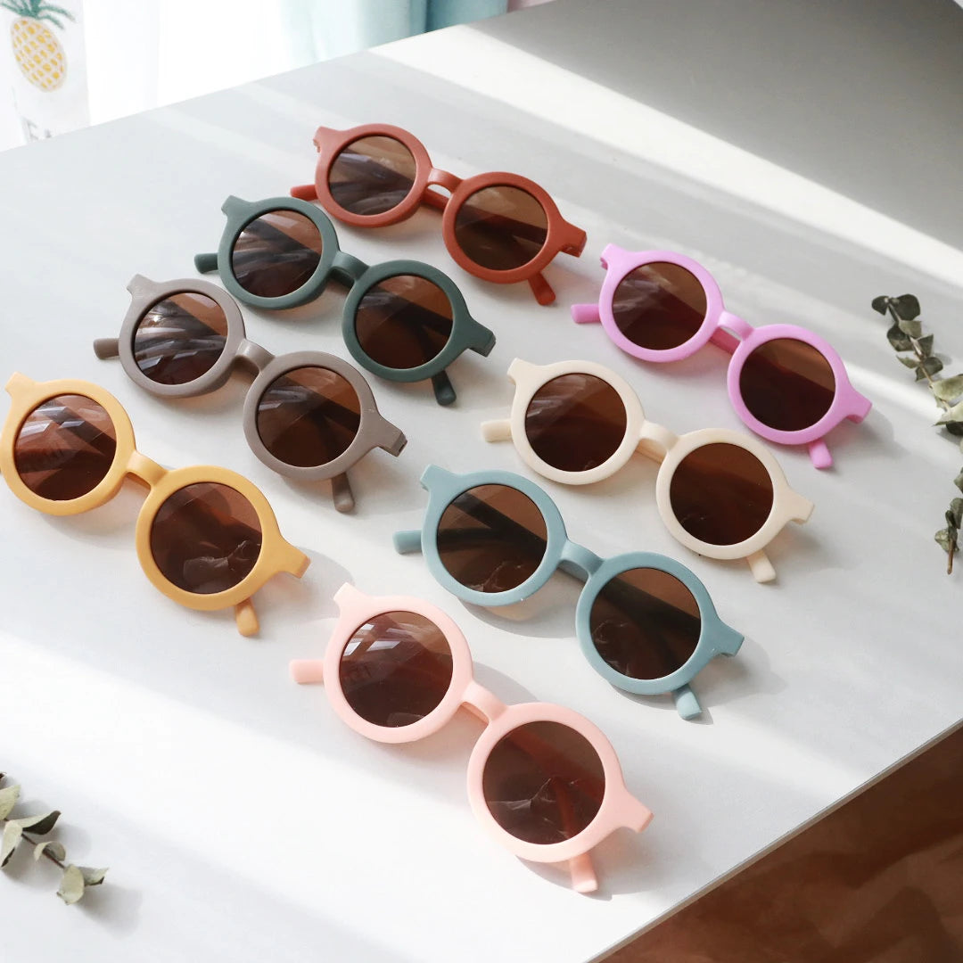 Baby & Toddler Sunglasses - Soft-Tone Kids Shades for Photo Props and Outdoor Wear