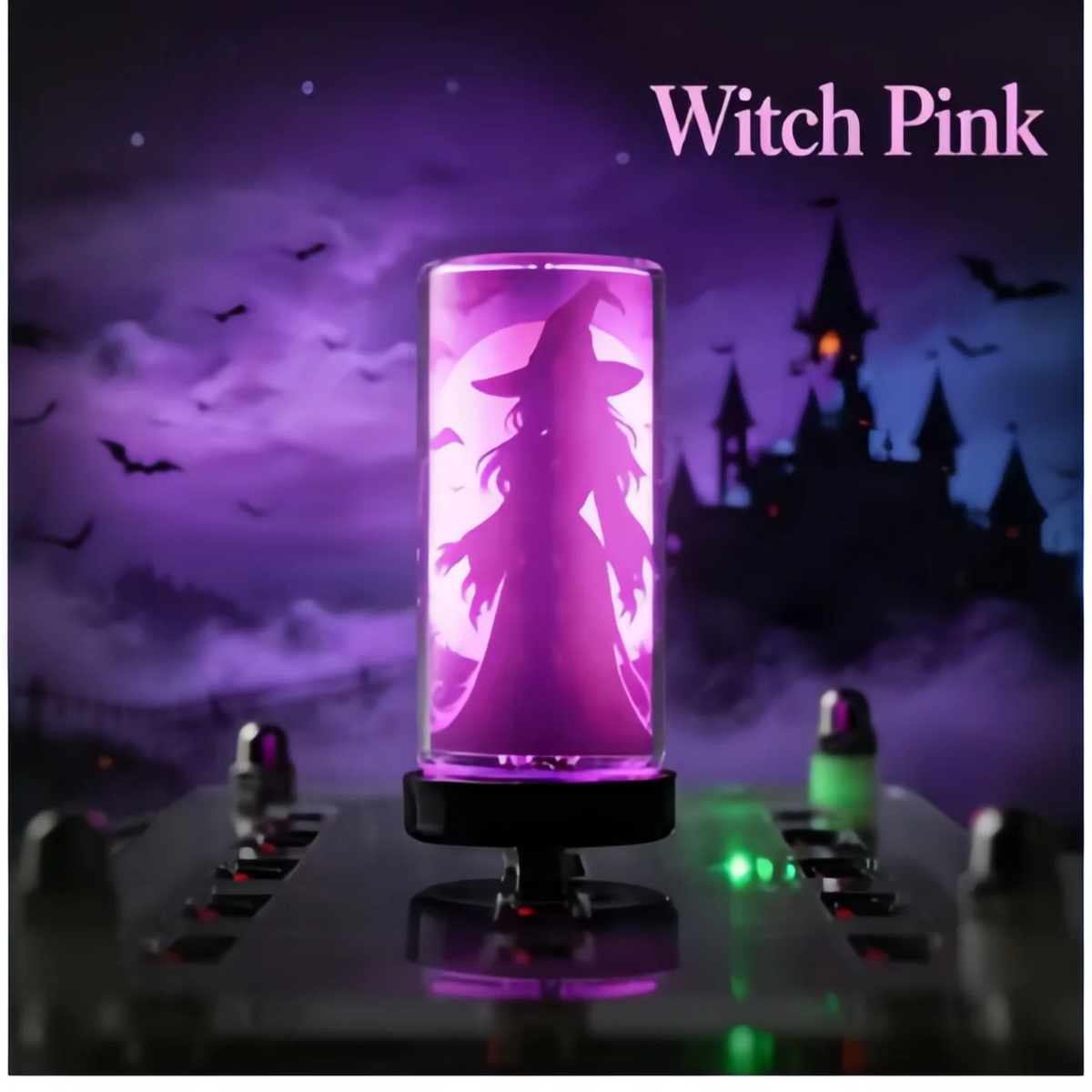 USB Touch LED Glass Night Light – Dimmable Ambient Lamp for Bedroom, Car & Camping