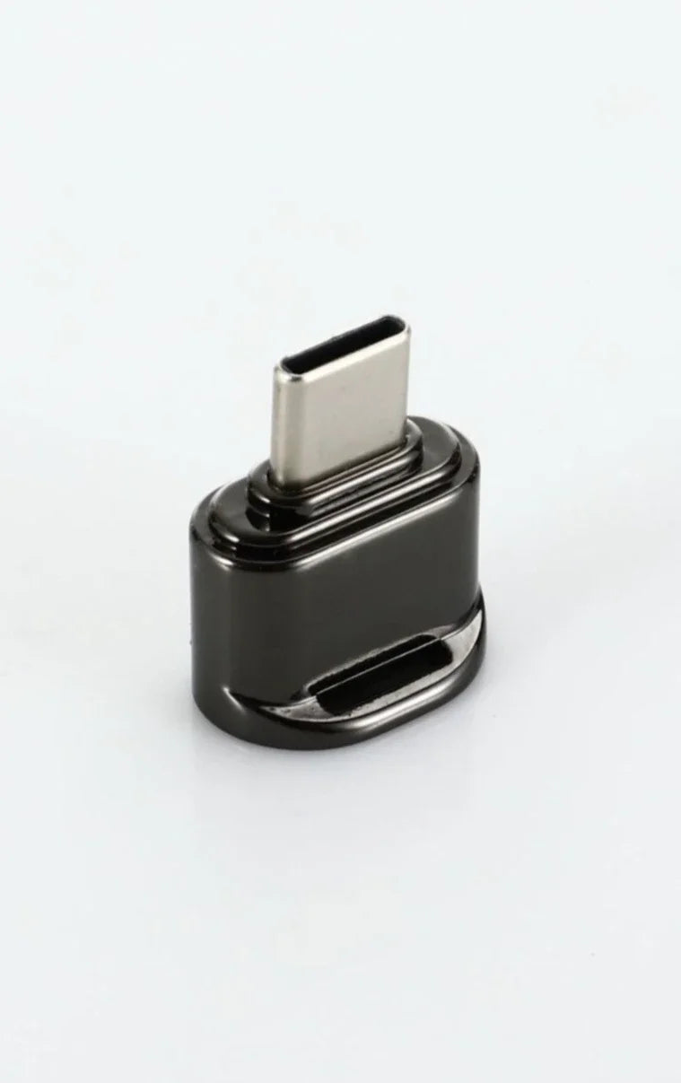 USB-C Card Reader for iPhone & iPad — TF (microSD) & SD OTG Adapter for Camera, Dashcam & Drone File Transfer