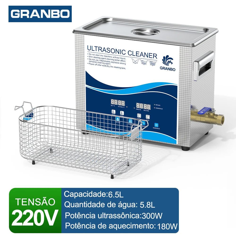 Ultrasonic Cleaner 0.8L–30L 40kHz 110V/220V for Jewelry, Glasses & Laboratory Instruments