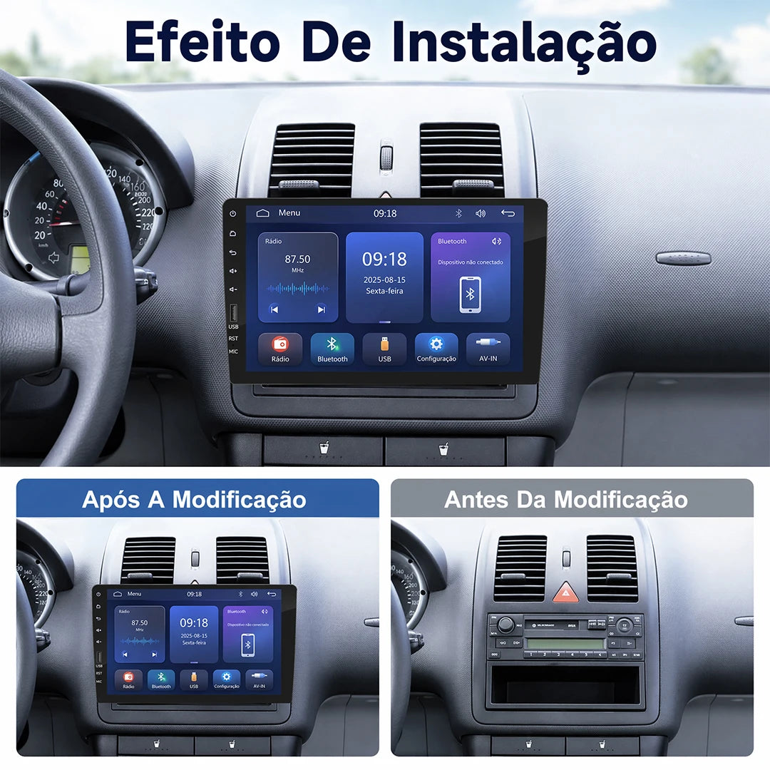 9-Inch (23 cm) 1-DIN Car MP5 Stereo Bluetooth Touchscreen Radio Mirror Link FM Multimedia Player