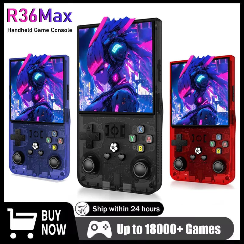 Retro Handheld Game Console 4.0 Inch (10.16 cm) IPS Screen Portable Pocket Player Linux 64GB/128GB 18,000+ Classic Games