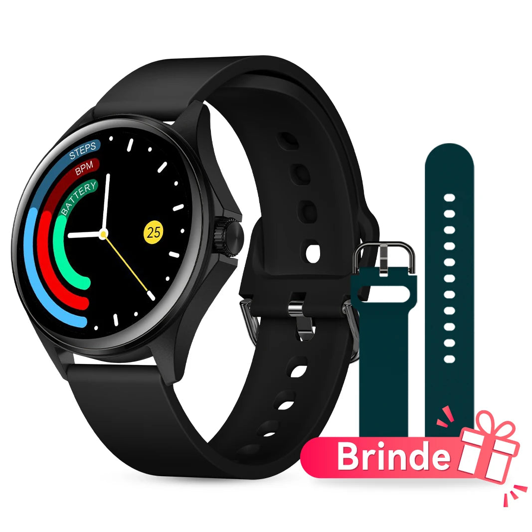 Women’s AI Smartwatch 1.32-inch (33.5 mm) AMOLED Round — 100+ Sports Modes, Menstrual Cycle & Health Tracker, Bluetooth 5.3, 7–10 Day Battery