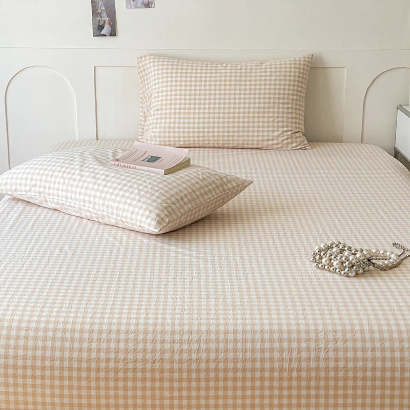 2-Pack 100% Cotton Pillowcases 48 x 74 cm (18.9 x 29.1 in) - Striped Pillow Covers, Skin-Friendly