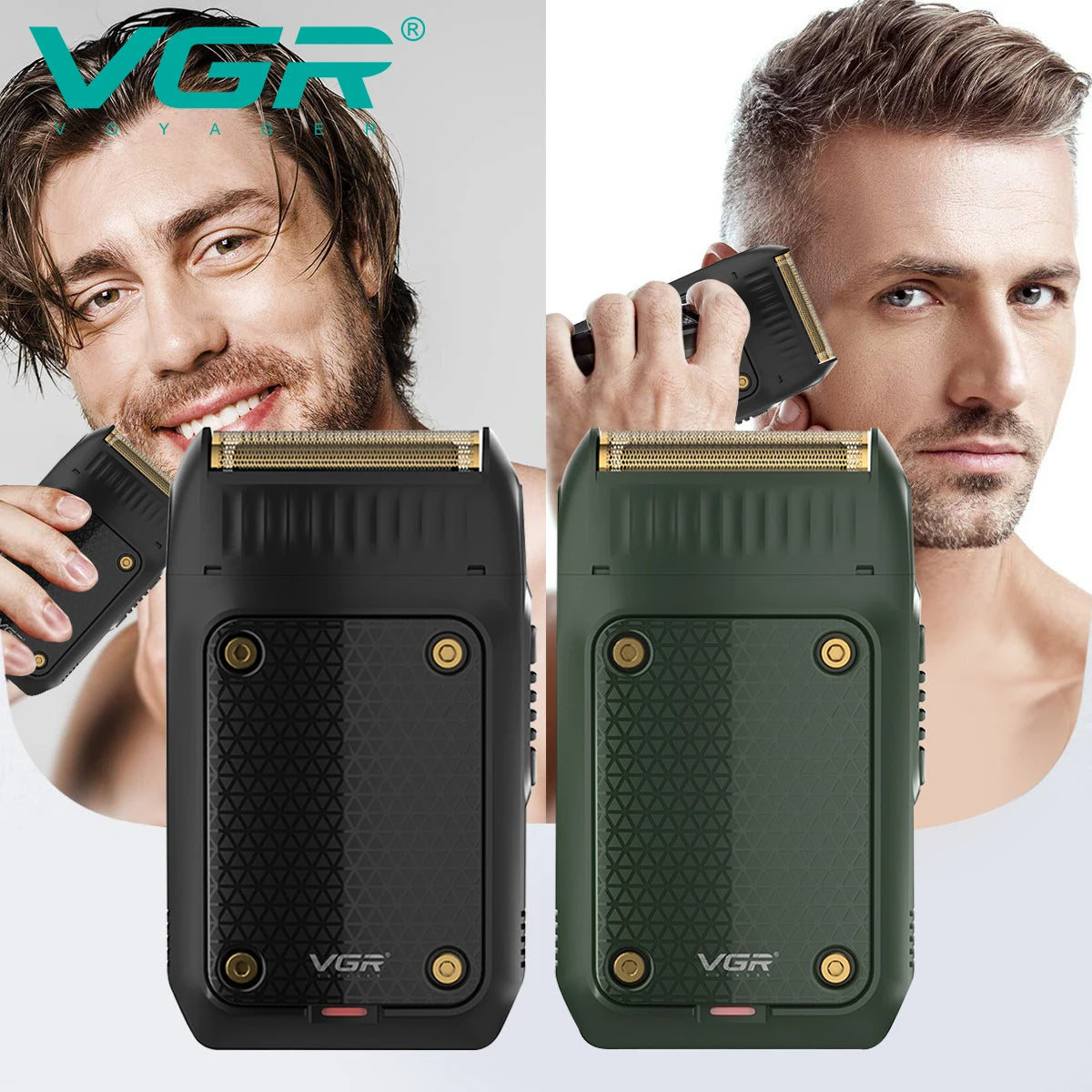 USB Rechargeable Electric Beard Trimmer & Face Shaver for Men — Stainless Steel Blades, Wet/Dry Precision Groomer