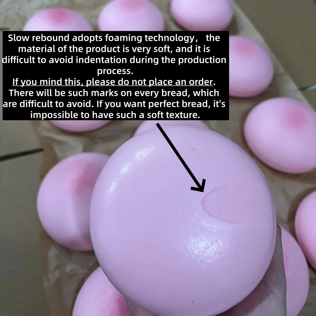 Bread Squishy Stress Relief Toy - Soft Slow-Rising Sensory Fidget for Anxiety & ADHD, Realistic Bread Design