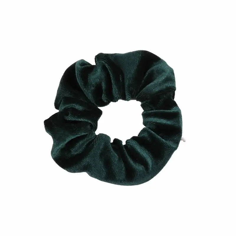 FanzyMarket purple hidden pocket scrunchie hair tie with zipper, featuring a secret safe for keys, cash, or jewelry, ideal for travel and festivals.