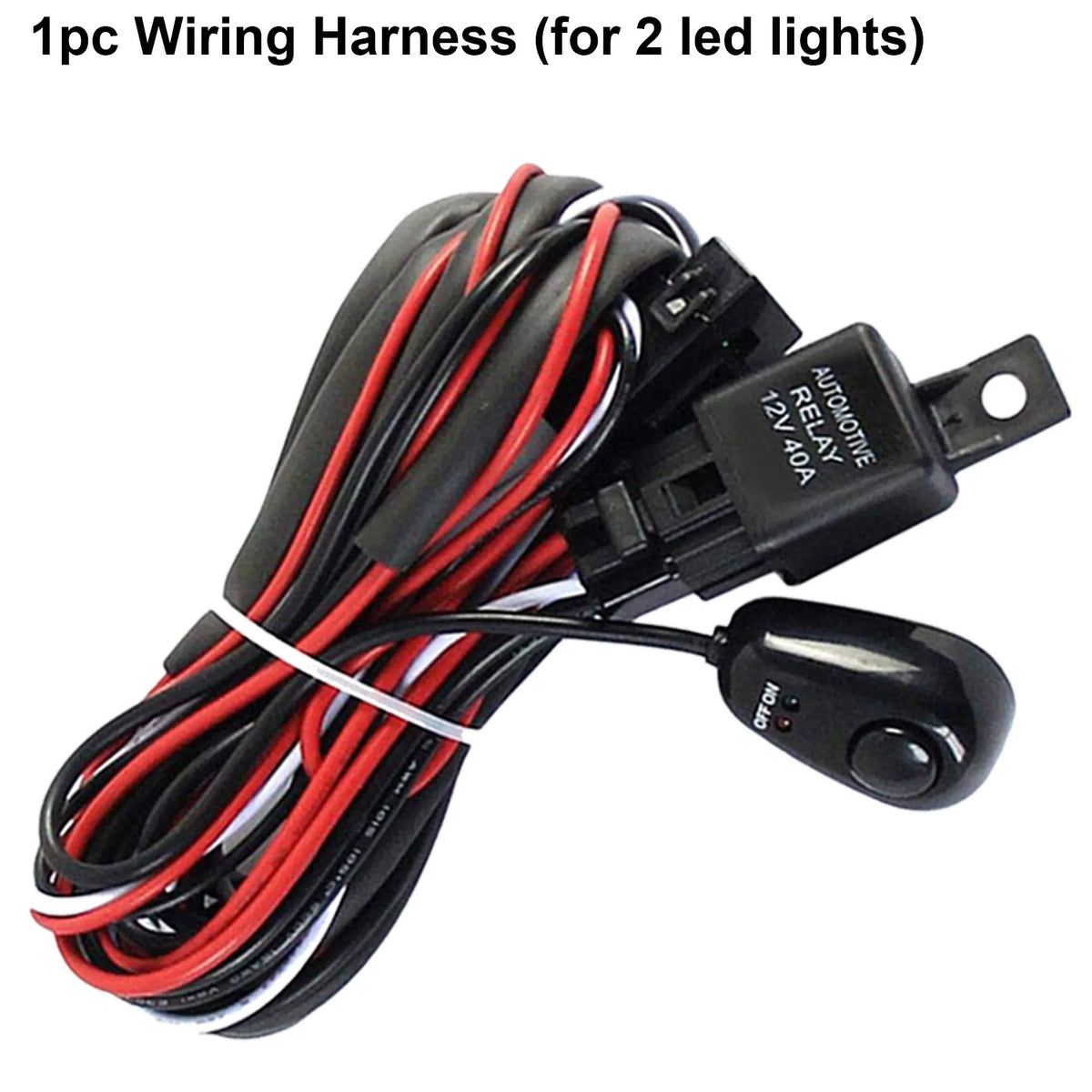 FanzyMarket 4-inch LED pod light with combo spot and flood beam, suitable for cars, motorcycles, and off-road vehicles.