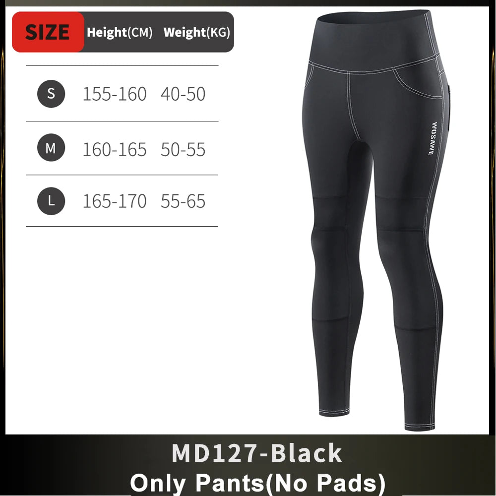 FanzyMarket women's high-waist motorcycle riding pants with removable knee pads, reflective accents, designed for commuting and fitness.