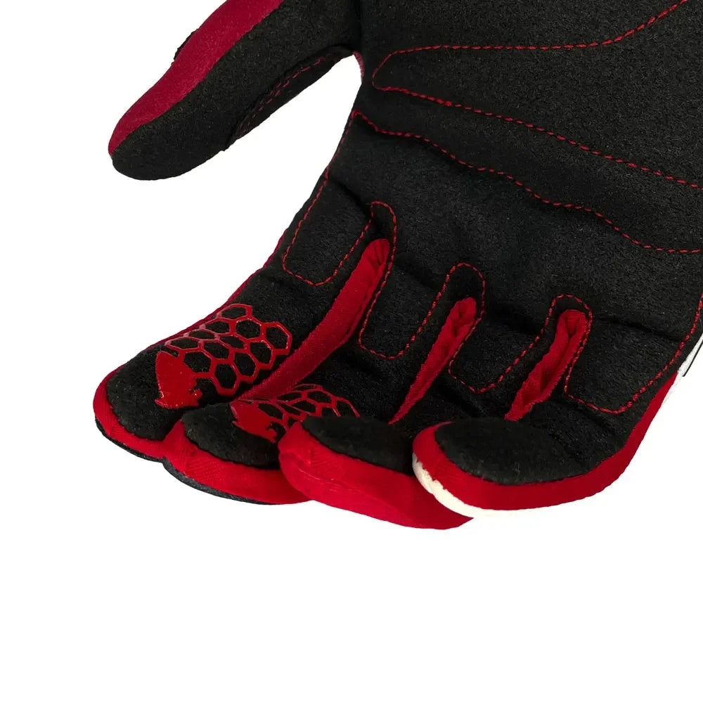 FanzyMarket men's off-road motorcycle gloves with full-finger design, shockproof, breathable, windproof, touchscreen compatible for MX and ATV riding.