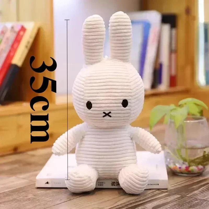 FanzyMarket green cotton plush bunny doll, soft sleeping cuddly toy for babies and kids, perfect for nursery decor and Easter gifts.