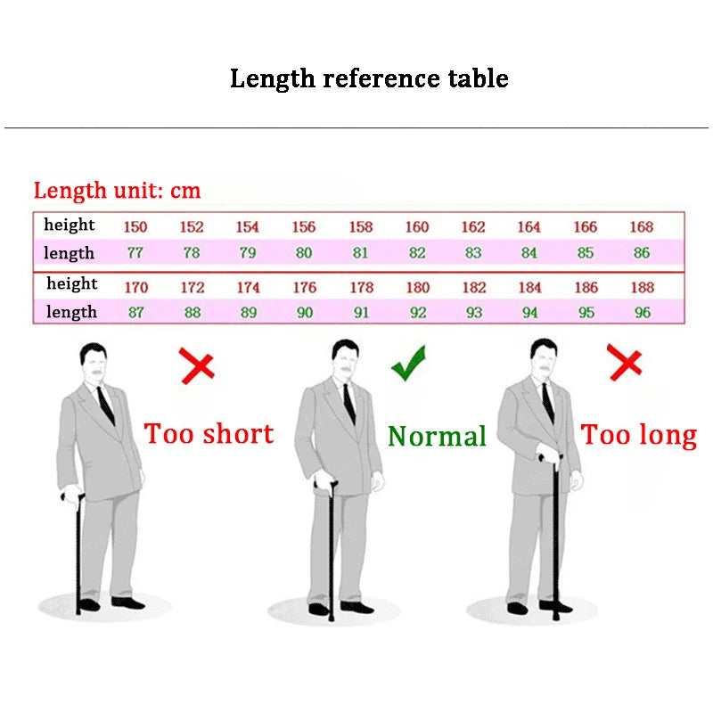 FanzyMarket adjustable aluminum walking cane with LED light, non-slip T-handle, retractable, 28-37 inches, designed for seniors.