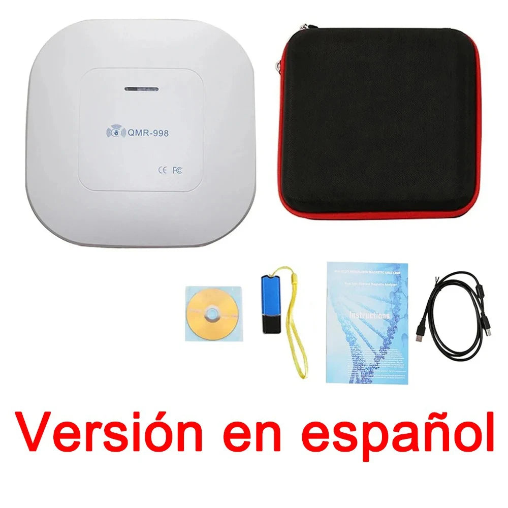 FanzyMarket Quantum Magnetic Resonance Body Health Analyzer, hand-touch electronic device with multi-language interface and multiple health reports
