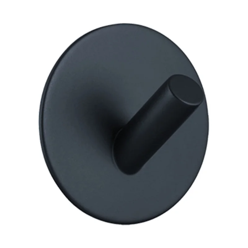 FanzyMarket stainless steel bathroom hardware set with towel rack, toilet paper holder, and hook in polished silver, mounted on a wall.