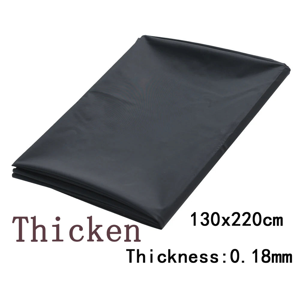 Pink waterproof PVC bed sheet coverlet for couples, fits 1.2 to 2m beds, includes oil and spa protector, available in three colors.