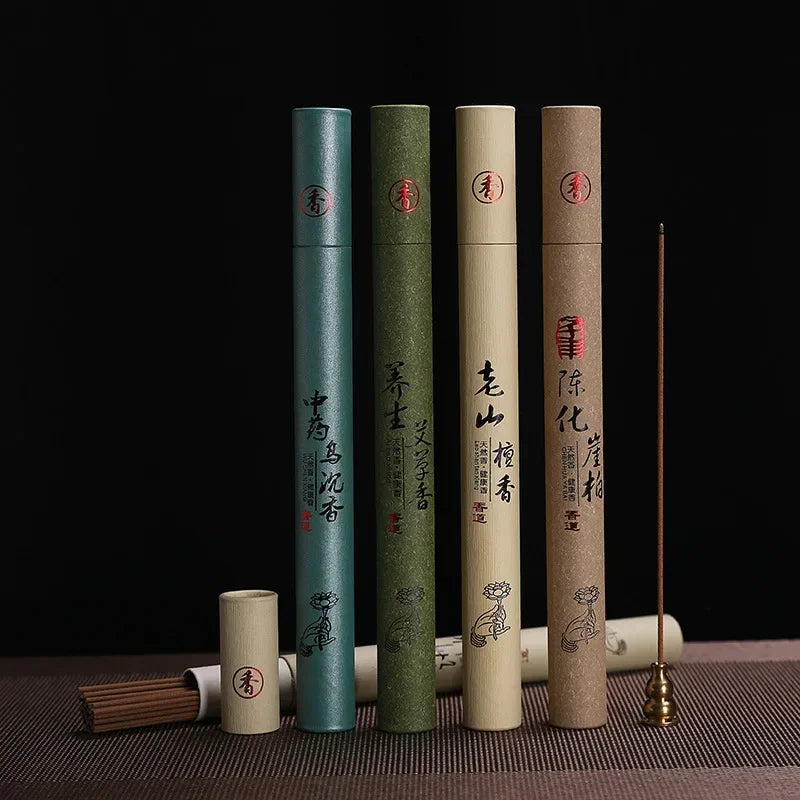 FanzyMarket natural sandalwood incense sticks, 40-pack, 21 cm, for aromatherapy, sleep, home, and meditation use.