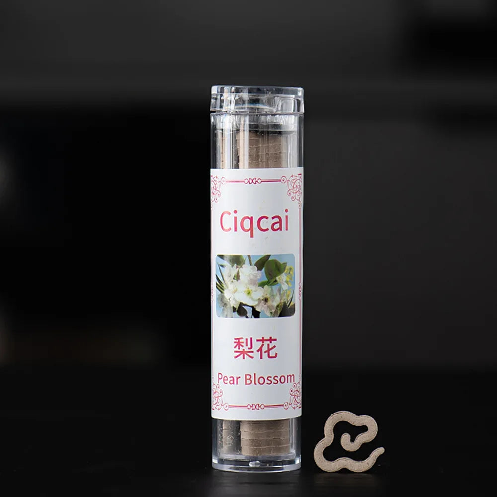 FanzyMarket shaped mini incense tubes with jasmine, lavender, and sandalwood scents for aromatherapy, yoga, and meditation.