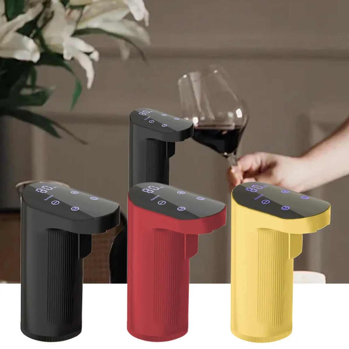 USB Rechargeable Electric Wine Aerator and Dispenser