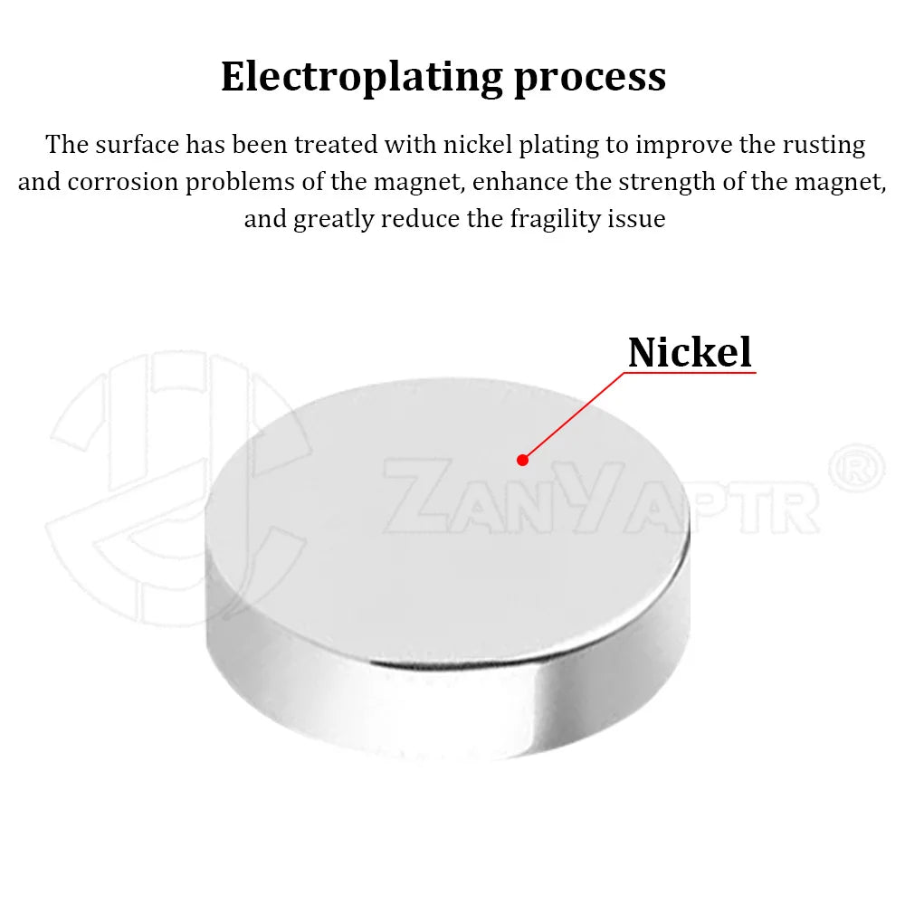 Set of 20 circular magnets for 3D printer DIY parts, magnetic hardware, replacement magnets by FanzyMarket.