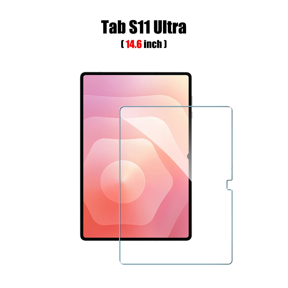 FanzyMarket tempered glass screen protector for Samsung Galaxy Tab S6 Lite, S7 FE, S8, S9, S10, and A9 tablets, 1 pack.