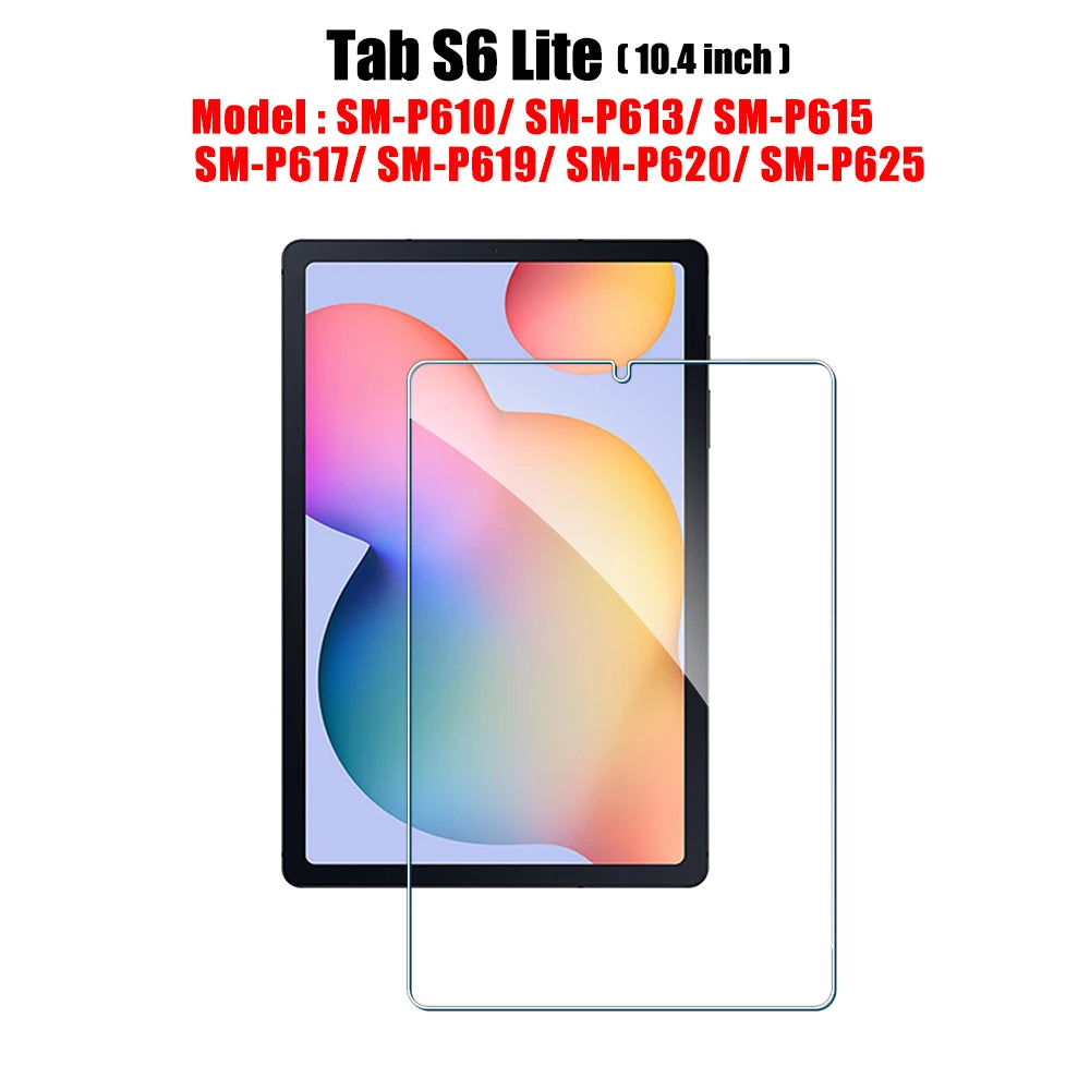 FanzyMarket tempered glass screen protector for Galaxy Tab S6 Lite and other Samsung tablets, protects the screen from scratches and impacts.