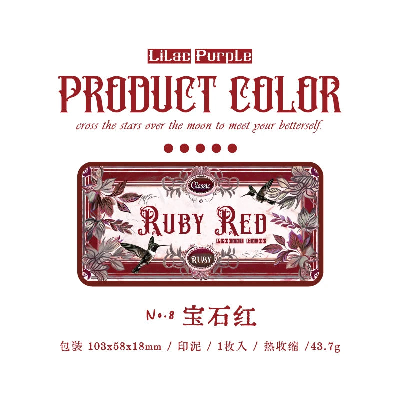 FanzyMarket Retro Gothic Ink Pad for DIY crafts and scrapbooking, suitable for rubber and wooden stamps on paper stationery.