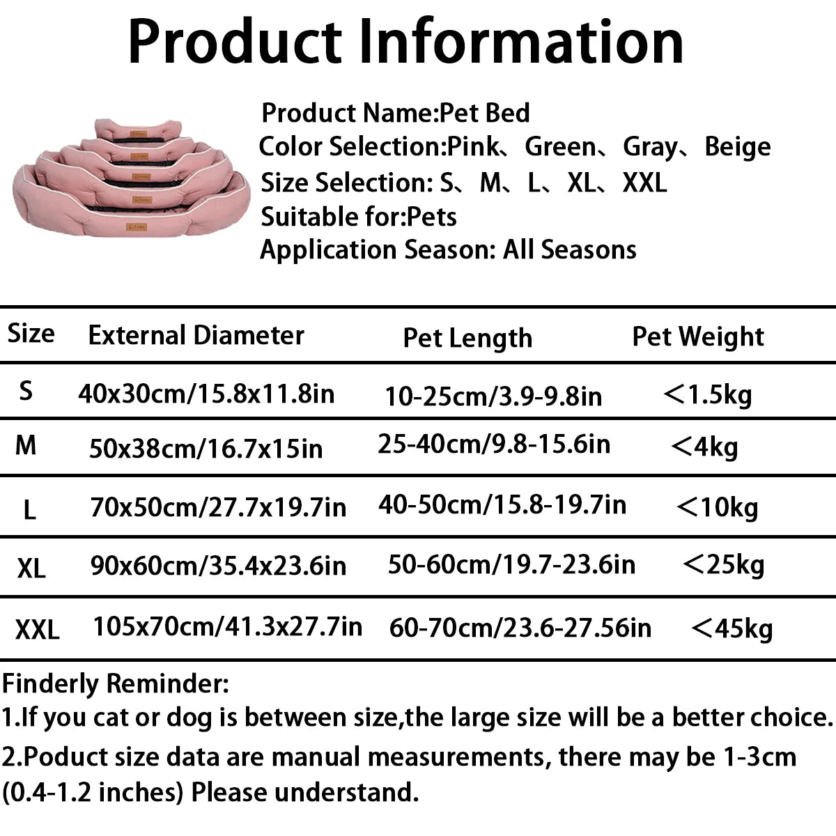 Large all-season cooling pet bed by FanzyMarket, breathable gray dog and cat pad for puppies, French Bulldogs, and small dogs.