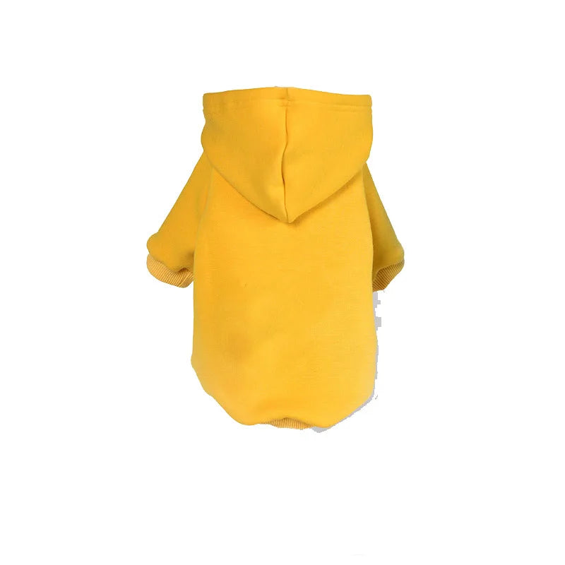 FanzyMarket warm dog hoodie sweatshirt in black, hooded coat for small to large dogs, suitable for 3-4 kg dogs.