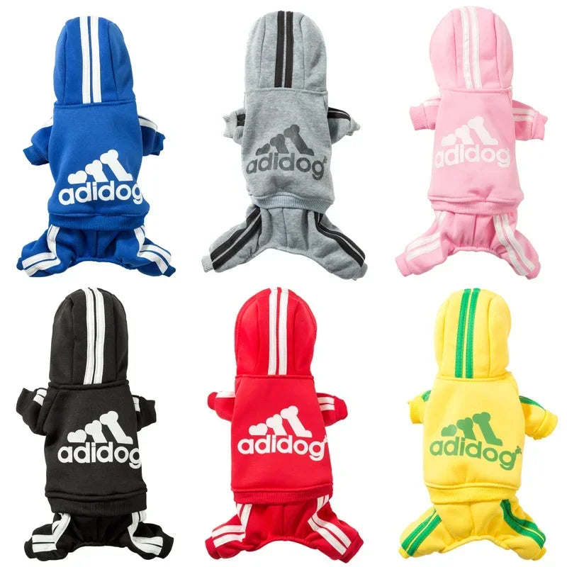 Pink French Bulldog puppy costume jumpsuit for small and medium dogs, featuring adorable dog apparel from FanzyMarket.