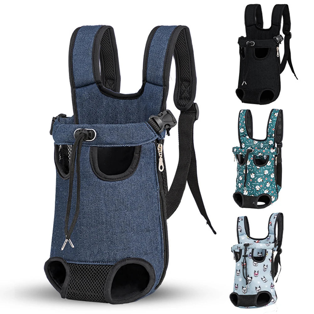 FanzyMarket breathable camouflage mesh dog carrier backpack for small dogs up to 22 lbs, adjustable and lightweight pet carrier.
