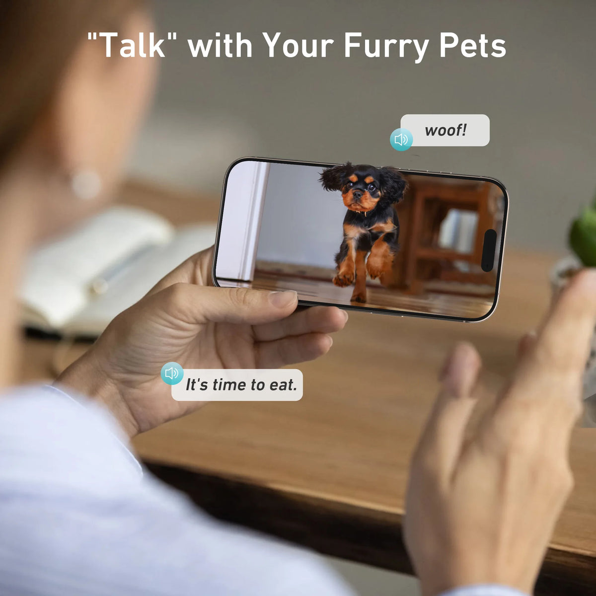 FanzyMarket 8L automatic pet feeder with 1080p camera, stainless steel bowl, WiFi, app control, and voice recorder for pet feeding.